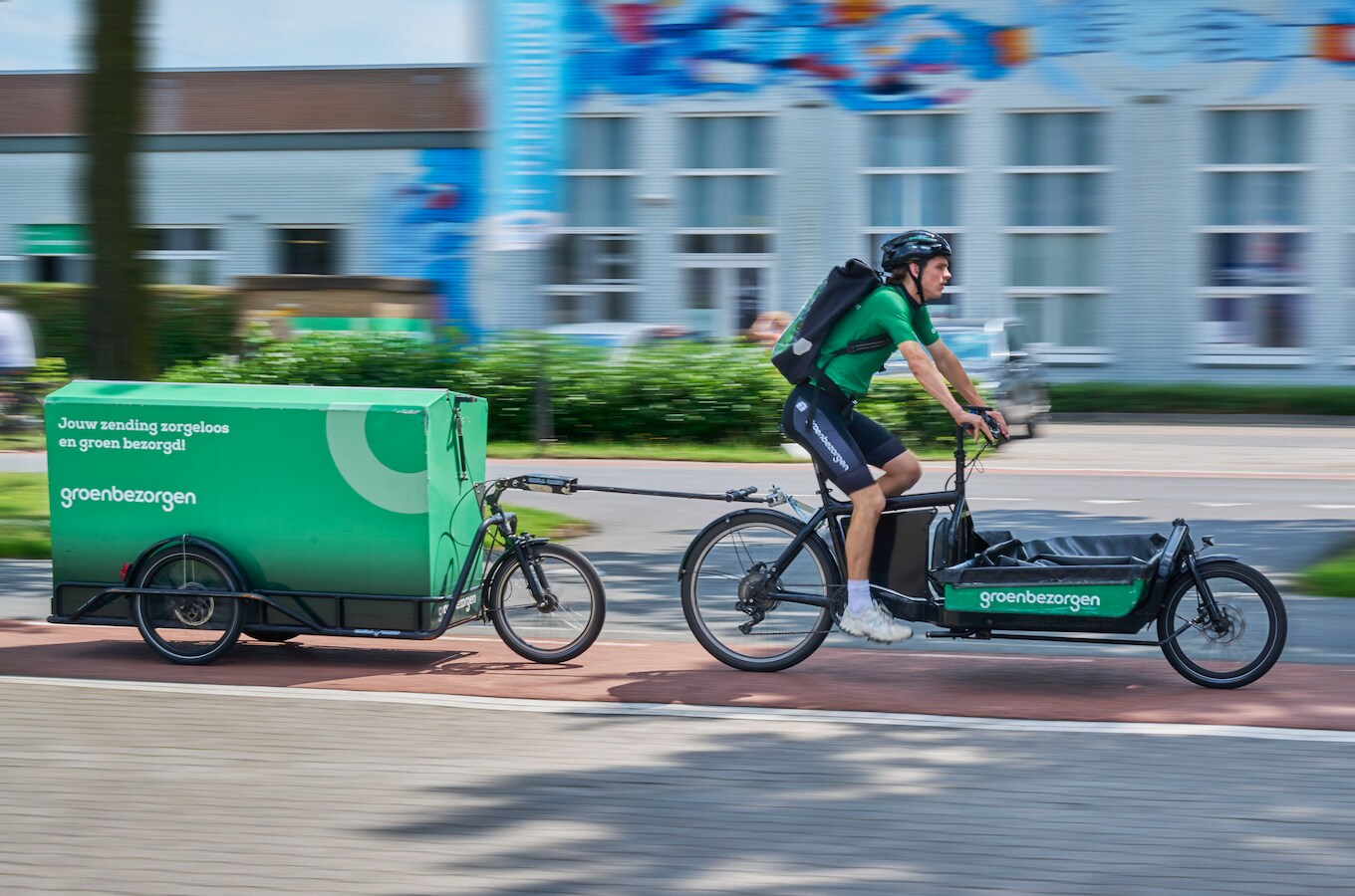 Fietskoeriers winnen terrein in bezorgland: 'Dit is de toekomst’